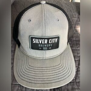 Silver City Brewery Gray and Black Hat